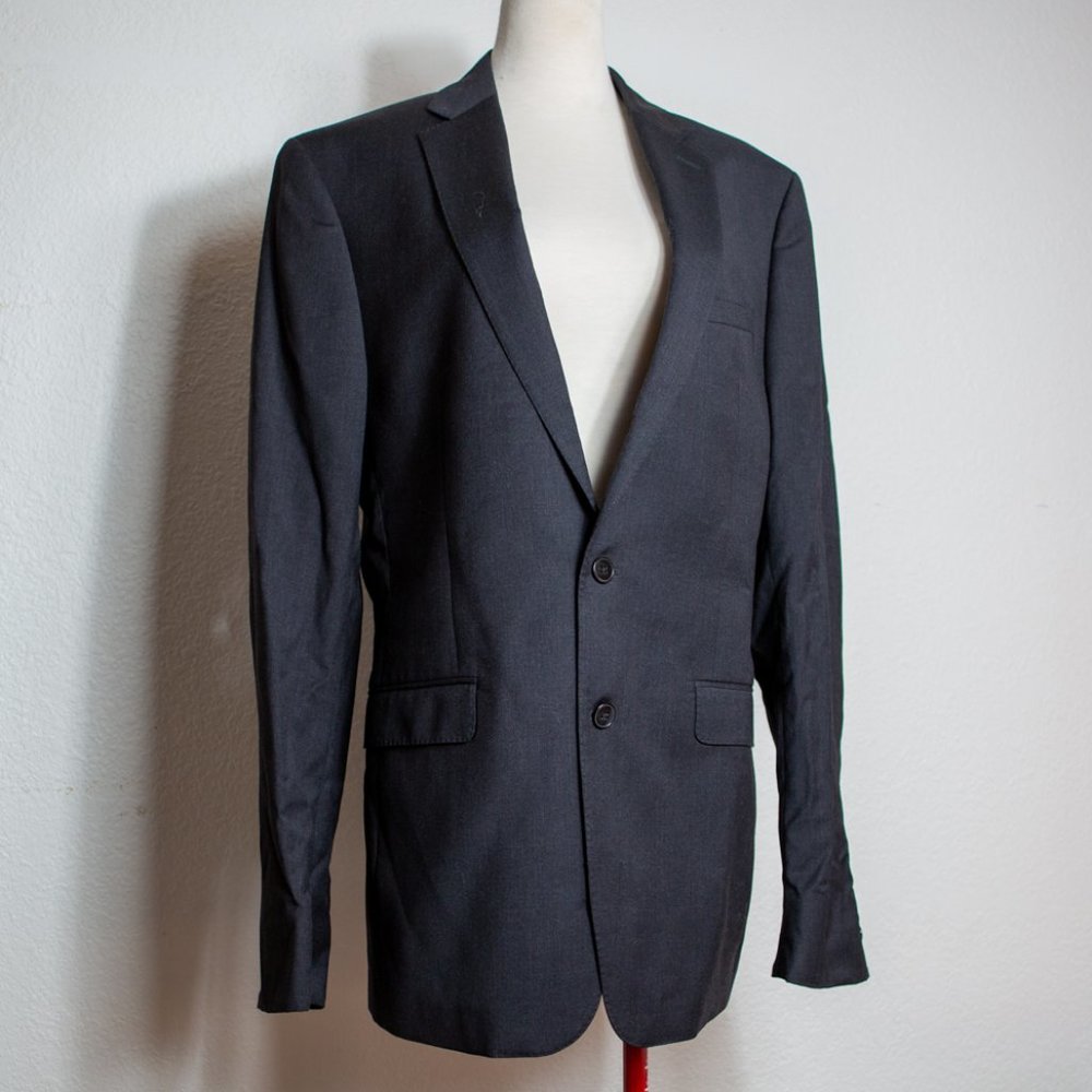 Calvin Klein Wool Blazer Sport Coat Size 43L